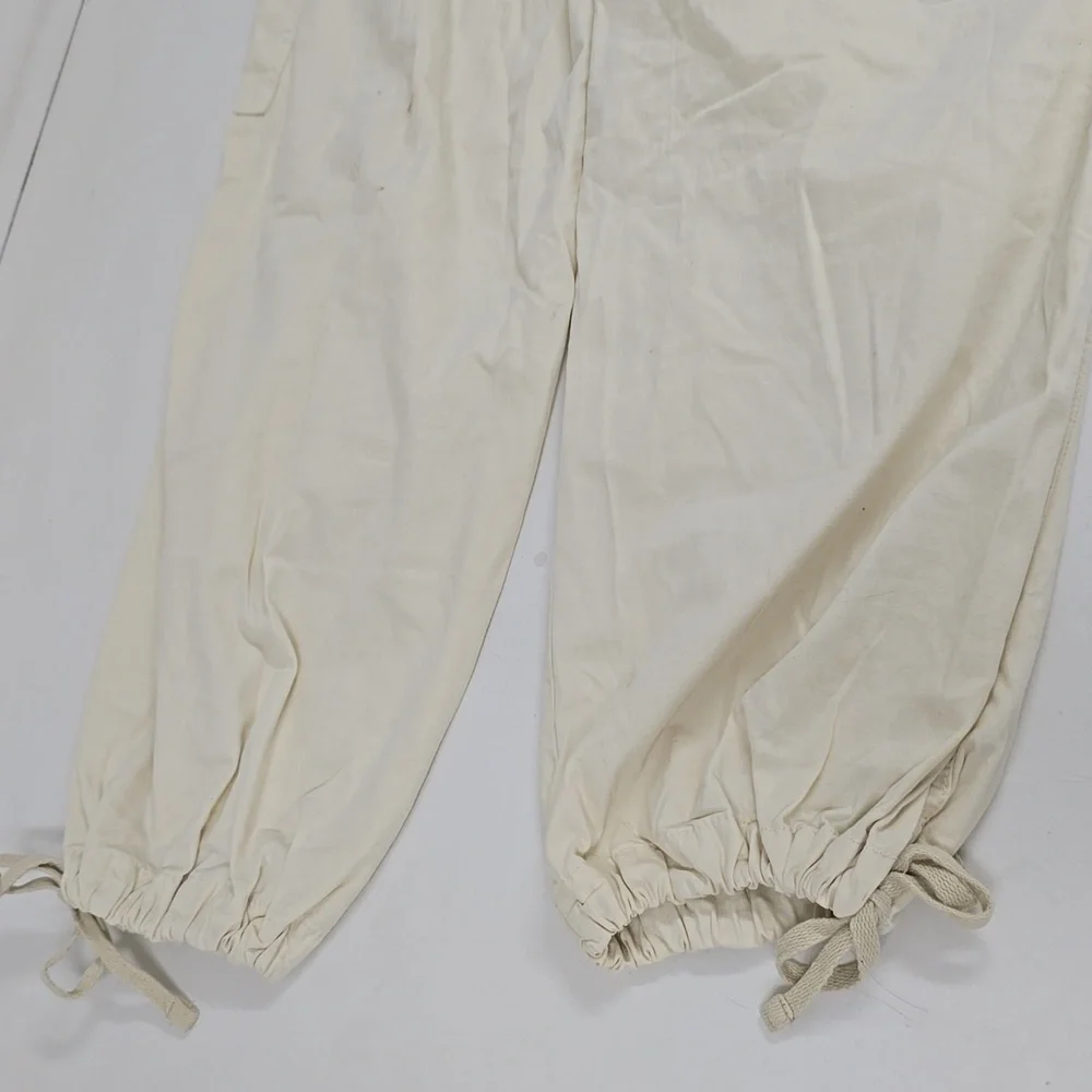 Jaded London Pants Mens S Beige Baggy Utility Cargo Parachute Paratrooper - Picture 11 of 11
